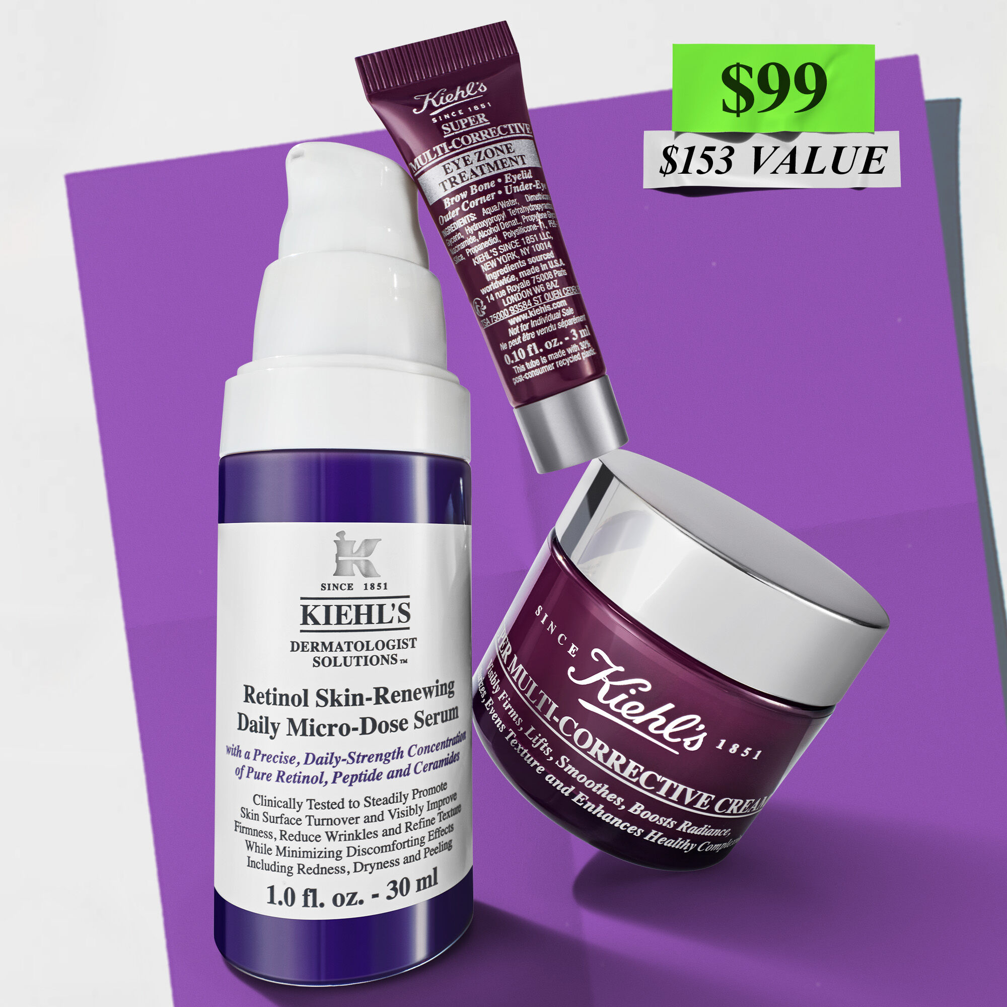 AGE-LESS EXPERTS Set - Skincare Set - Kiehl's